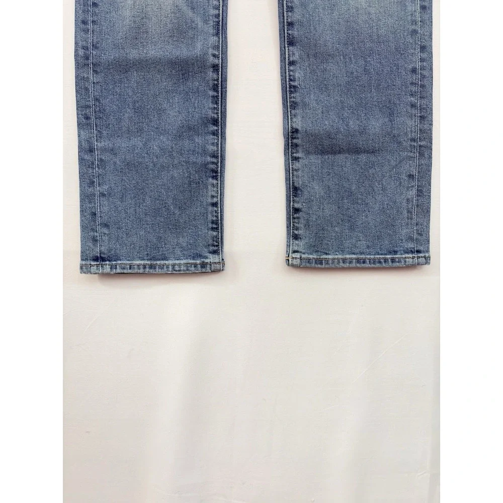 J Crew‎ Flex Straight Jeans Mens Light Blue Wash Stretch Denim Pants 28x30 NwT